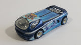 2003 Hot Wheels Highway 35 World Race Wave Rippers Team #1 Deora II Dark Blue Die Cast Toy Car Vehicle