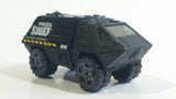 Rare 2007 Matchbox Armored Response Vehicle Black Police Swat 606 Die Cast Toy Car Cop Vehicle