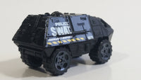 Rare 2007 Matchbox Armored Response Vehicle Black Police Swat 606 Die Cast Toy Car Cop Vehicle