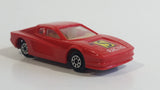 Majorette Novacar No. 104 Ferrari Testarossa Red Die Cast Toy Luxury Sports Car Vehicle