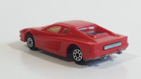 Majorette Novacar No. 104 Ferrari Testarossa Red Die Cast Toy Luxury Sports Car Vehicle