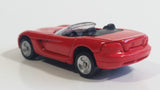 Maisto 1997 Dodge Viper RT/10 Convertible Red Die Cast Toy Car Vehicle