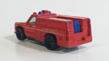 1998 Hot Wheels Fire Fighting Workhorses Rescue Ranger Red Fire Truck Die Cast Toy Car Vehicle - Blue lights 5DOT