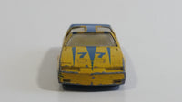 Zee Toys Dyna Wheels No. D97 Pontiac Firebird #77 Yellow Die Cast Toy Car Vehicle