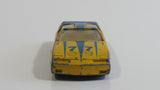 Zee Toys Dyna Wheels No. D97 Pontiac Firebird #77 Yellow Die Cast Toy Car Vehicle