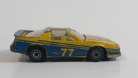 Zee Toys Dyna Wheels No. D97 Pontiac Firebird #77 Yellow Die Cast Toy Car Vehicle