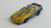 Zee Toys Dyna Wheels No. D97 Pontiac Firebird #77 Yellow Die Cast Toy Car Vehicle