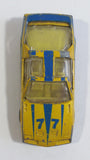 Zee Toys Dyna Wheels No. D97 Pontiac Firebird #77 Yellow Die Cast Toy Car Vehicle