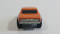 2010 Hot Wheels 1967 Chevrolet Camaro Orange Die Cast Toy Car Vehicle w/ Opening Hood