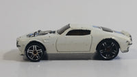 2007 Hot Wheels '70 Pontiac Firebird White Die Cast Toy Muscle Car Vehicle