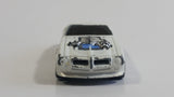 2007 Hot Wheels '70 Pontiac Firebird White Die Cast Toy Muscle Car Vehicle