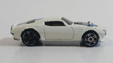 2007 Hot Wheels '70 Pontiac Firebird White Die Cast Toy Muscle Car Vehicle