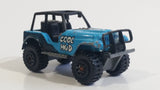 1996 Matchbox Jeep 4x4 Cool Mud Blue Die Cast Toy Car Vehicle