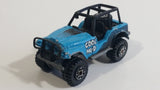 1996 Matchbox Jeep 4x4 Cool Mud Blue Die Cast Toy Car Vehicle