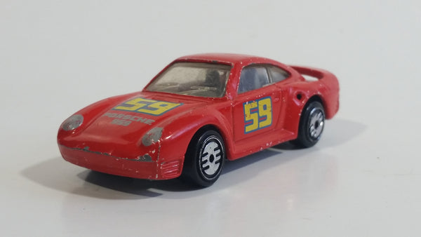 1990 Hot Wheels Ultra Hots Porsche 959 Red #59 Die Cast Toy Race Car Vehicle