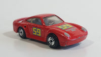 1990 Hot Wheels Ultra Hots Porsche 959 Red #59 Die Cast Toy Race Car Vehicle