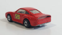 1990 Hot Wheels Ultra Hots Porsche 959 Red #59 Die Cast Toy Race Car Vehicle