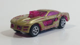 Rare HTF 1998 Hot Wheels Electric Slot Car Gold Plastic Body Toy Car Vehicle Not Tested