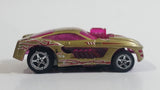 Rare HTF 1998 Hot Wheels Electric Slot Car Gold Plastic Body Toy Car Vehicle Not Tested