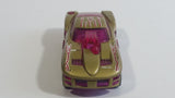 Rare HTF 1998 Hot Wheels Electric Slot Car Gold Plastic Body Toy Car Vehicle Not Tested