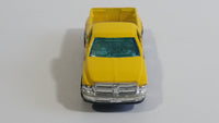 2002 Hot Wheels Asphalt Assault Dodge Ram 1500 Pickup Truck Yellow Die Cast Toy Car Vehicle