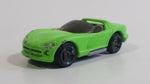 1999 Hot Wheels Power Launcher Dodge Viper RT/10 Bright Lime Green Die Cast Toy Dream Sports Car Vehicle