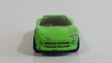 1999 Hot Wheels Power Launcher Dodge Viper RT/10 Bright Lime Green Die Cast Toy Dream Sports Car Vehicle