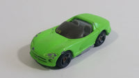 1999 Hot Wheels Power Launcher Dodge Viper RT/10 Bright Lime Green Die Cast Toy Dream Sports Car Vehicle