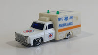 Unknown Brand NYC EMS Ambulance White Truck Die Cast Toy Car Rescue Emerency Responce Vehicle