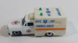 Unknown Brand NYC EMS Ambulance White Truck Die Cast Toy Car Rescue Emerency Responce Vehicle