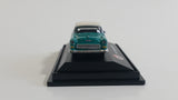 Model Power Minis 1955 Chevy Bel Air Green Teal and White 1/87 Scale Die Cast Toy Car Vehicle in Protective Display Case