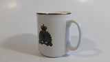 Vintage RCMP Royal Canadian Mounted Police Crest Decor Gold Rimmed Ceramic Coffee Mug "Tams" Made in England