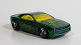 2001 Hot Wheels Anime Muscle Tone Metalflake Green Die Cast Toy Car Vehicle