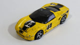 2002 Hot Wheels First Editions 40 Somethin' Yellow Die Cast Toy Car Vehicle