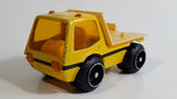 Vintage Marx Construction Truck Yellow Pressed Steel and Plastic Toy Car Vehicle 5 1/2" Long - Hong Kong