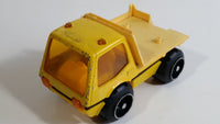 Vintage Marx Construction Truck Yellow Pressed Steel and Plastic Toy Car Vehicle 5 1/2" Long - Hong Kong