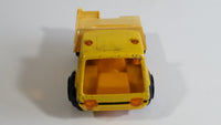 Vintage Marx Construction Truck Yellow Pressed Steel and Plastic Toy Car Vehicle 5 1/2" Long - Hong Kong