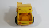 Vintage Marx Construction Truck Yellow Pressed Steel and Plastic Toy Car Vehicle 5 1/2" Long - Hong Kong