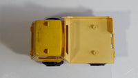 Vintage Marx Construction Truck Yellow Pressed Steel and Plastic Toy Car Vehicle 5 1/2" Long - Hong Kong