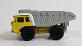 Majorette No. 274 Benne Carriere Quarry Super Dump Truck 1/100 Scale Yellow Grey  Die Cast Toy Car Vehicle