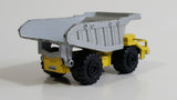 Majorette No. 274 Benne Carriere Quarry Super Dump Truck 1/100 Scale Yellow Grey  Die Cast Toy Car Vehicle