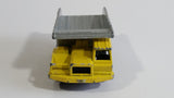 Majorette No. 274 Benne Carriere Quarry Super Dump Truck 1/100 Scale Yellow Grey  Die Cast Toy Car Vehicle