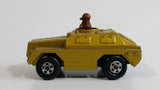 1973 Lesney Products Matchbox Rolamatics Stoat Yellow Brown Gold No. 28 Toy Car Army Military Scout Lookout Vehicle