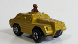 1973 Lesney Products Matchbox Rolamatics Stoat Yellow Brown Gold No. 28 Toy Car Army Military Scout Lookout Vehicle