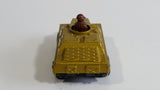 1973 Lesney Products Matchbox Rolamatics Stoat Yellow Brown Gold No. 28 Toy Car Army Military Scout Lookout Vehicle