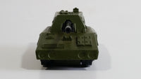 Vintage 1976 Lesney Matchbox Rolamatics No. 70 S.P Gun Tank Army Green Die Cast Toy Car Military Weaponry Vehicle with Moving Gun Made in England