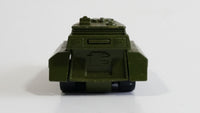 Vintage 1976 Lesney Matchbox Rolamatics No. 70 S.P Gun Tank Army Green Die Cast Toy Car Military Weaponry Vehicle with Moving Gun Made in England