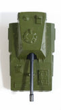 Vintage 1976 Lesney Matchbox Rolamatics No. 70 S.P Gun Tank Army Green Die Cast Toy Car Military Weaponry Vehicle with Moving Gun Made in England