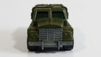 1973 Lesney Matchbox Rolamatics No. 16 Badger Army Green Radar Truck Die Cast Toy Car Military Vehicle