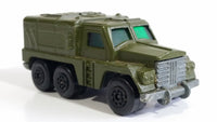 1973 Lesney Matchbox Rolamatics No. 16 Badger Army Green Radar Truck Die Cast Toy Car Military Vehicle